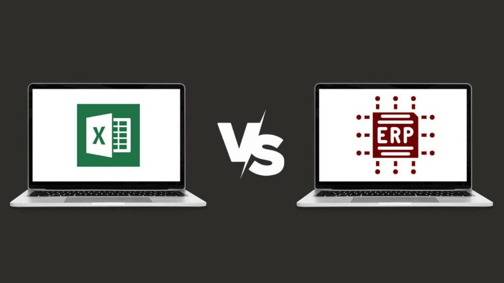 comparaison Excel Versus ERP