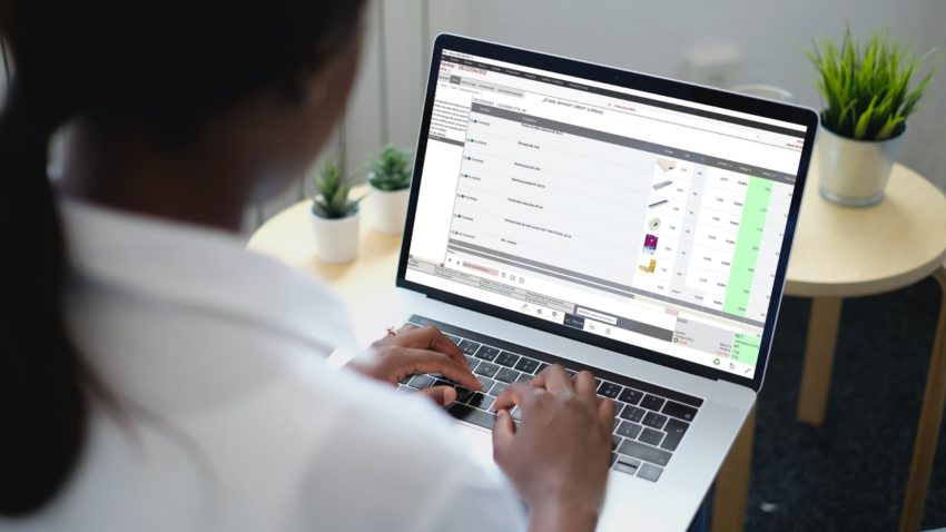 Fonds ecran landing page devis facture batiment