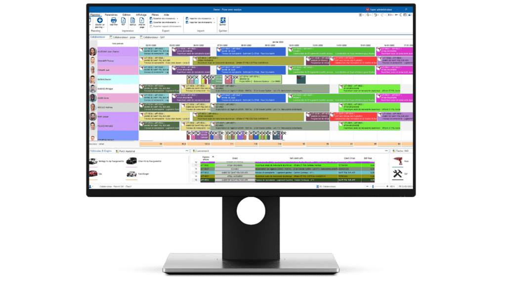 Avantages d'un logiciel de gestion des plannings en BTP pour une planification optimale.