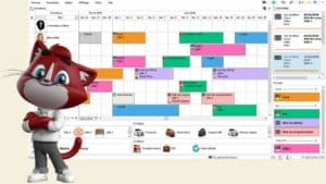 Exemple d'un planning avec l'outil Visual Planning