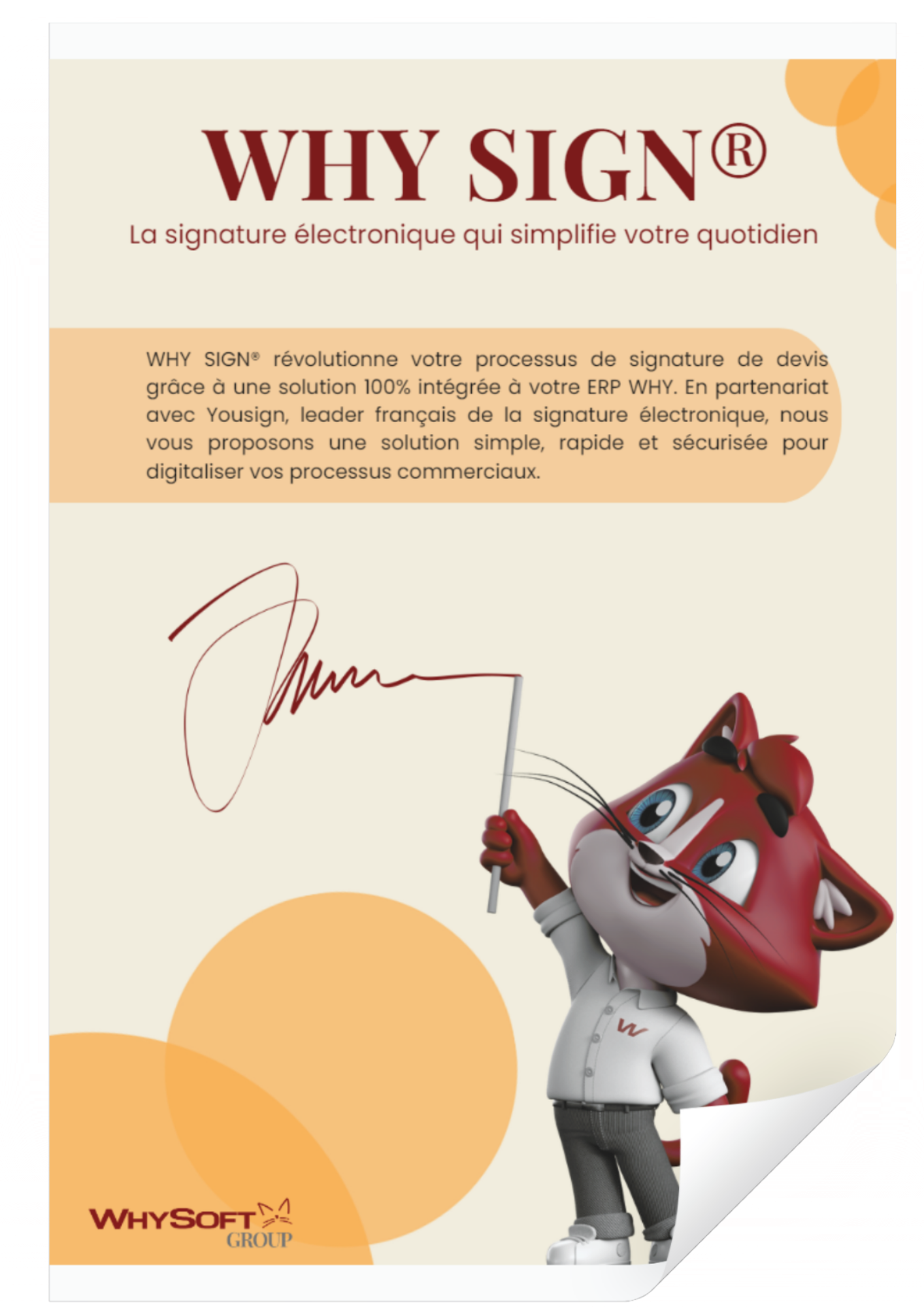 Page de couverture de la documentation WHY Sign