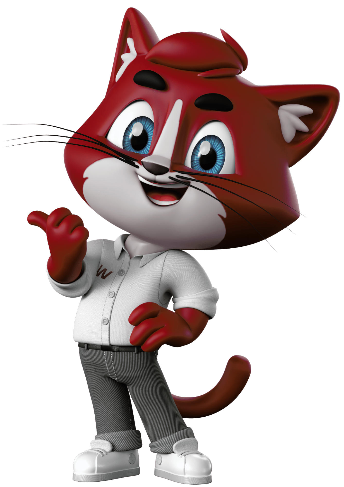 Mascotte WHY - équipe française à votre écoute