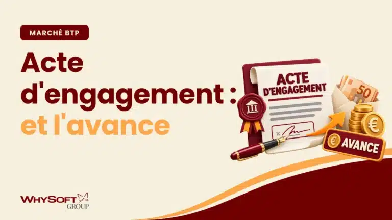 Acte d'engagement ATTRI1 : la pièce qui contractualise — signature apposée et pièces d'avance versées