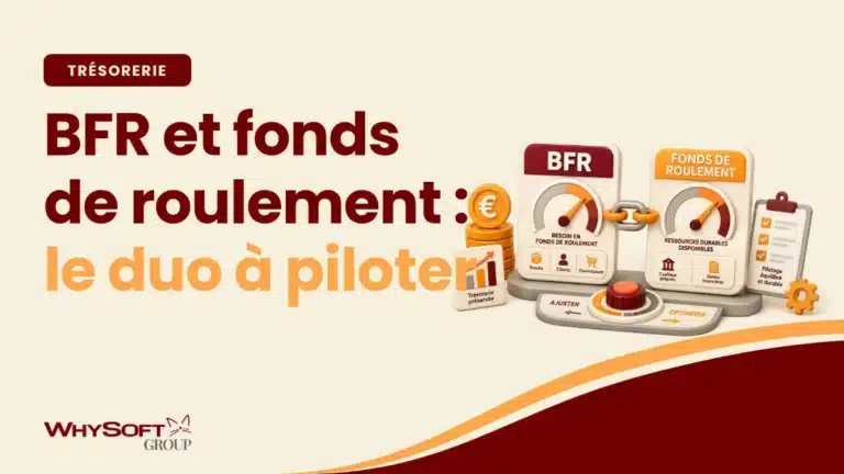 BFR : le besoin en fonds de roulement expliqué — balance portant un sablier et des pièces de monnaie