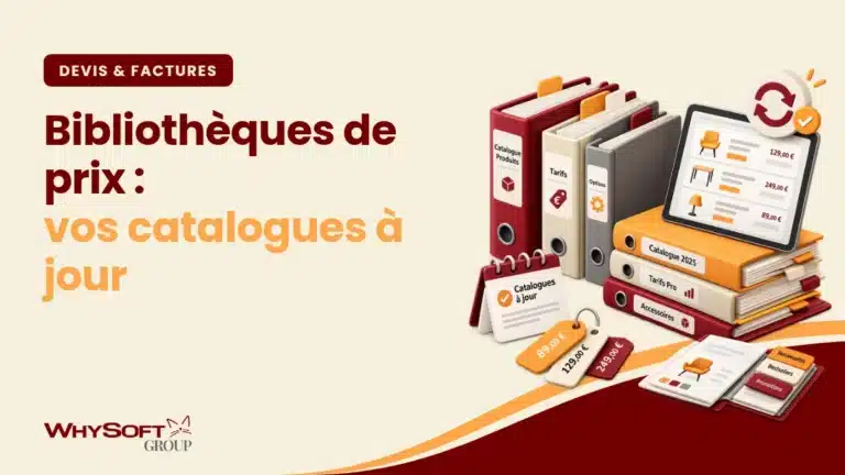 Bibliothèque de prix : la construire et la tenir à jour — étagère de classeurs tarifaires de chiffrage
