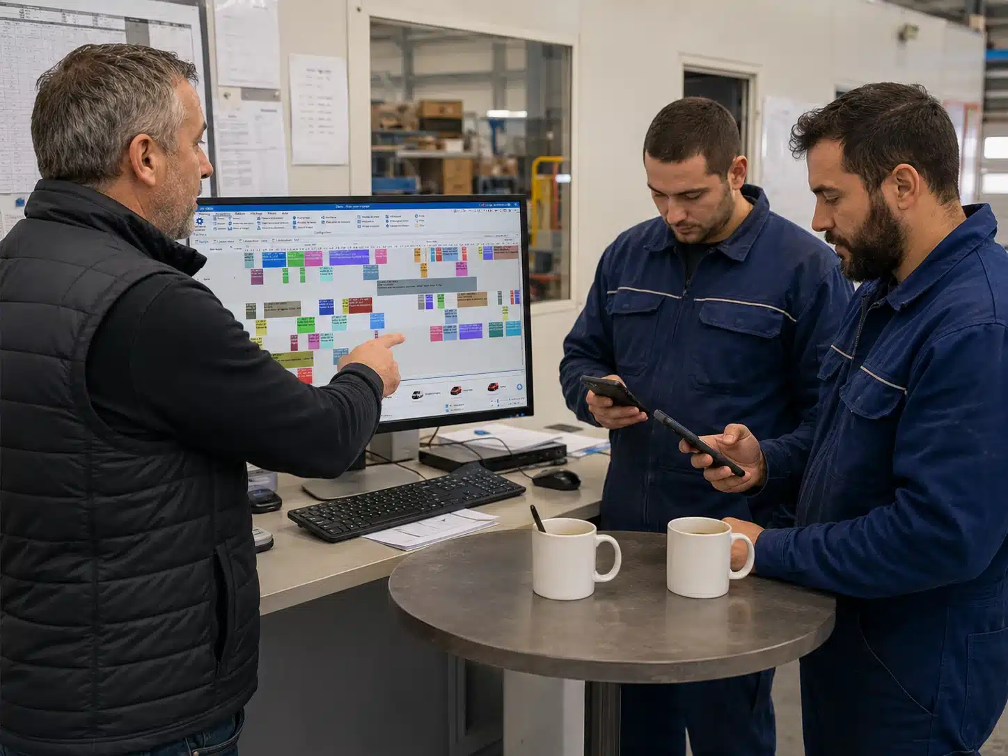 Le planning partagé Visual Planning : le chef met à jour, les équipes reçoivent la même version sur leur téléphone