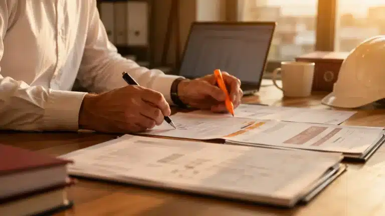 Dirigeant de PME du bâtiment comparant les offres de plateformes agréées avant l'échéance de la facturation électronique