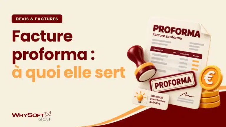 Facture proforma : à quoi elle sert vraiment — document en filigrane portant un tampon provisoire