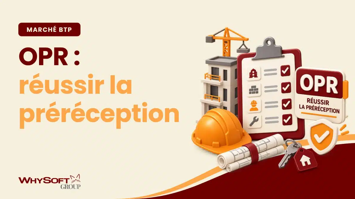 Réunion d’opérations préalables à la réception sur un chantier de construction