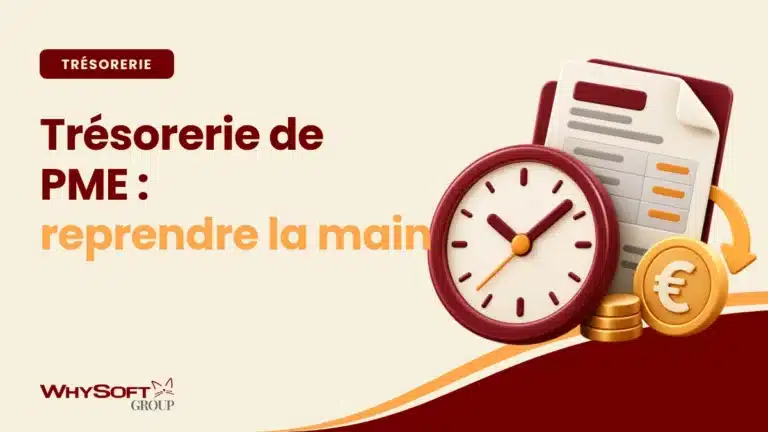 Gestion de trésorerie en PME : encaisser plus vite — robinet versant des pièces dans un bocal d'épargne